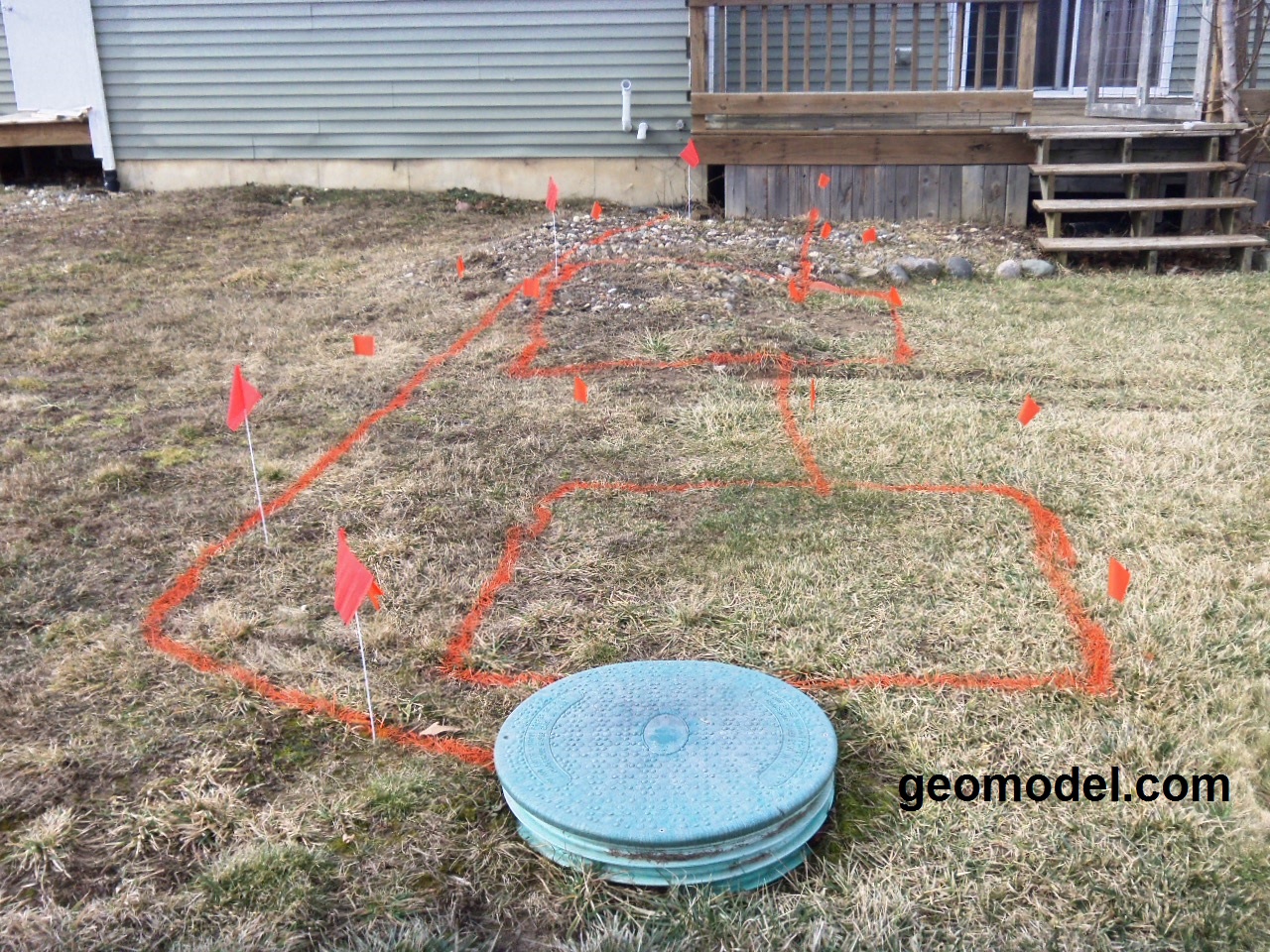 Septic tank located with GPR 1